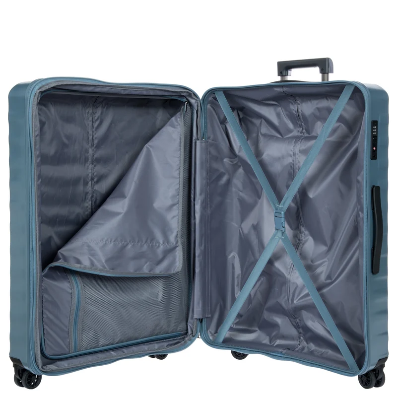 Brics Nausicaa - 4-Rollen-Trolley 78 cm erw. (grey blue)