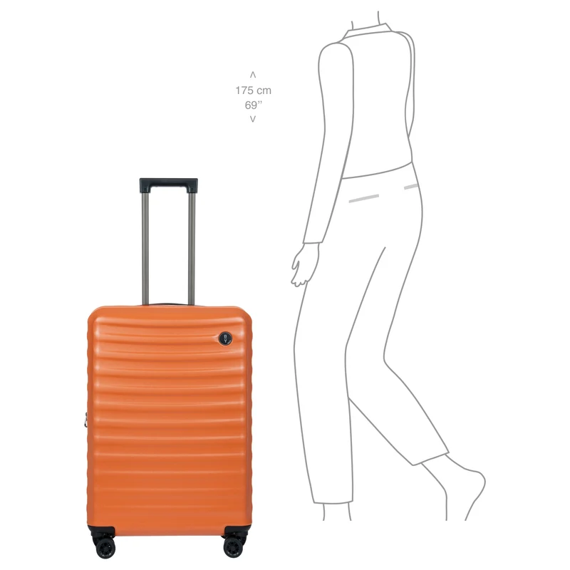 Brics Nausicaa - 4-Rollen-Trolley 69.5 cm erw. (orange)