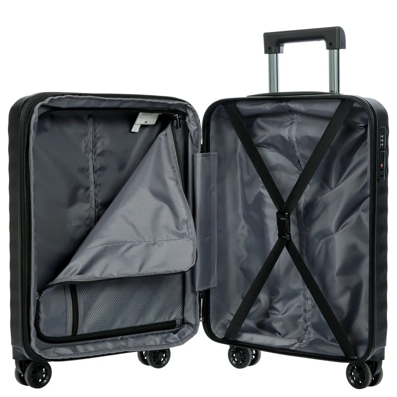 Brics Nausicaa - 4-Rollen-Kabinentrolley 55 cm erw. (black)