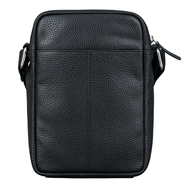 "Amadeo" Elegante Umhängetasche Herren Klein Leder 8,3 Zoll Tablet