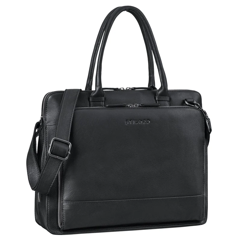 "Nola" Shopper Aktentasche Damen Leder Groß Laptoptasche 14 Zoll