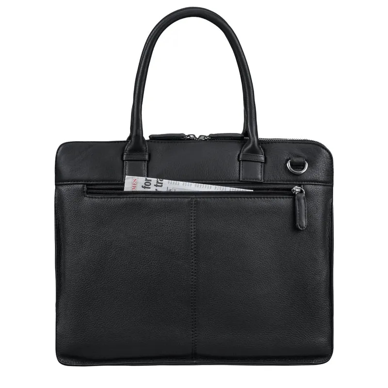 "Nola" Shopper Aktentasche Damen Leder Groß Laptoptasche 14 Zoll