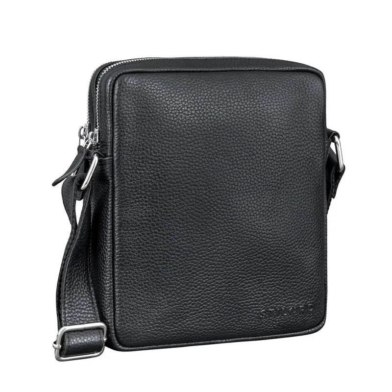 "Zander" Vintage Leder Umhängetasche Herren Klein für 8 Zoll Tablet