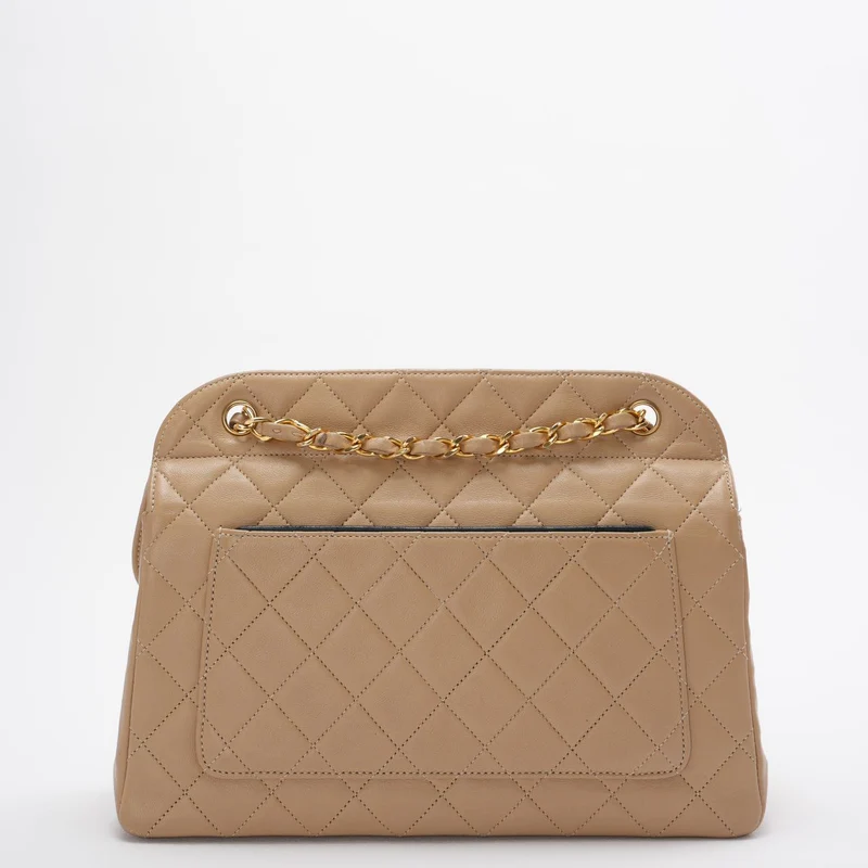 Chanel Beige Vintage Zeitlose Trendy Flap Bag 2011-2012