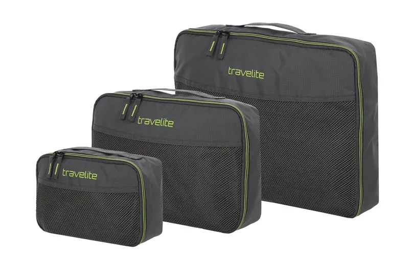 ACCESSOIRES Packing Cubes 3er, Anthrazit