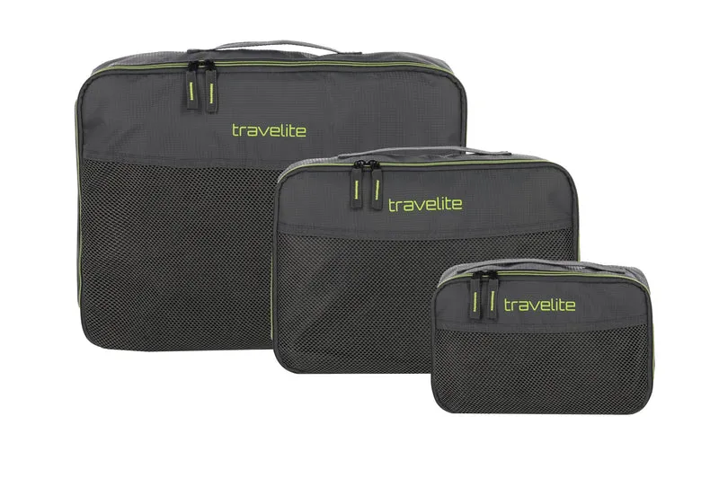 ACCESSOIRES Packing Cubes 3er, Anthrazit