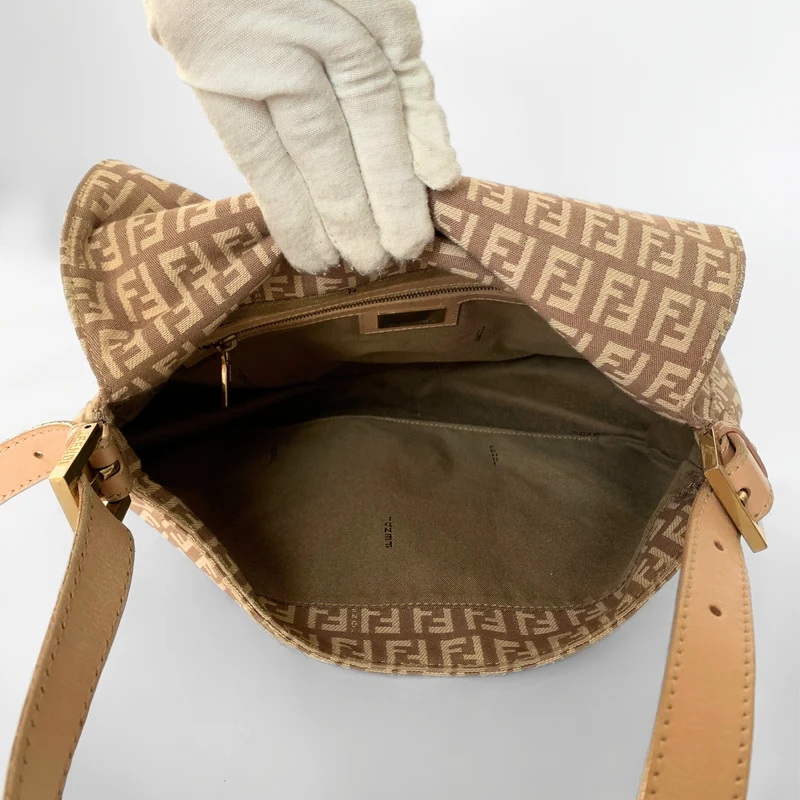 Fendi Pochette Mamma Zucca Canvas