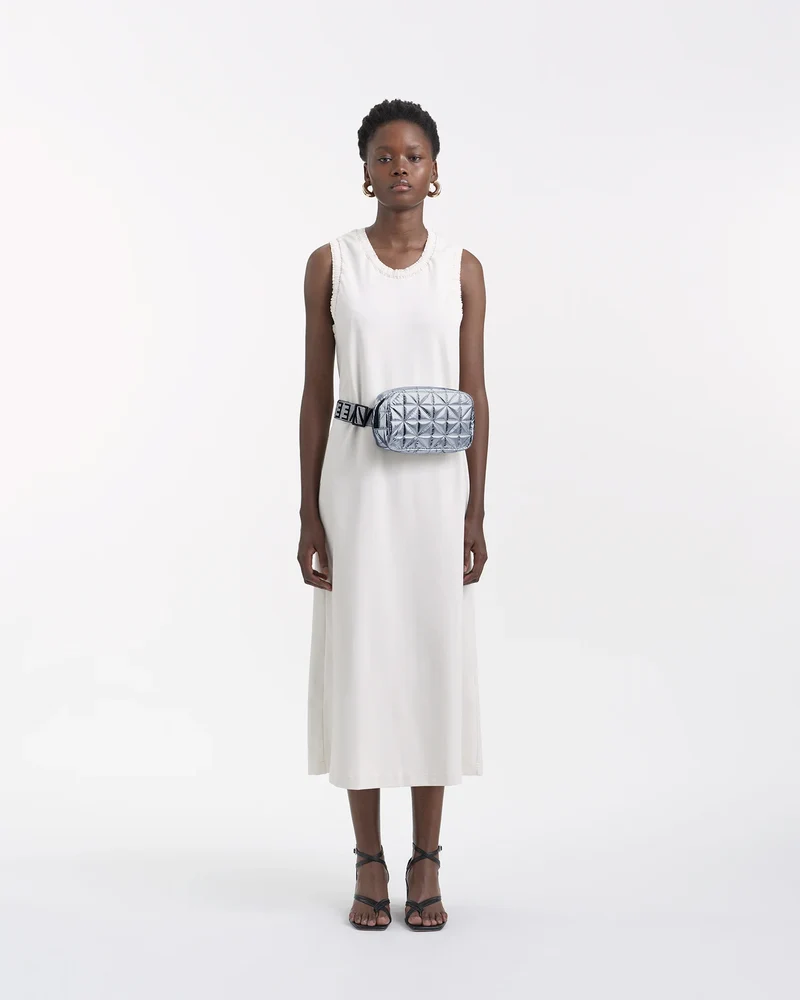 Vee Belt Bag Icy Silver