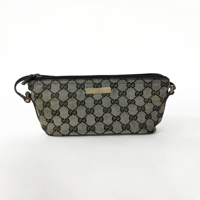 Gucci Boat Pochette Monogramm Leinwand