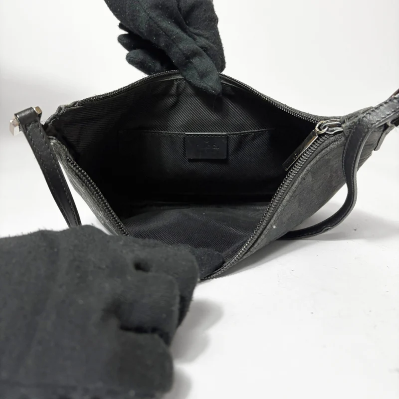Gucci Schoudertas Zwart Canvas