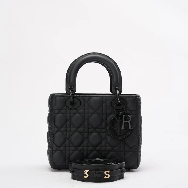 Dior Small Lady Dior My ABCDior Tasche in Schwarz Ultramatte 2020