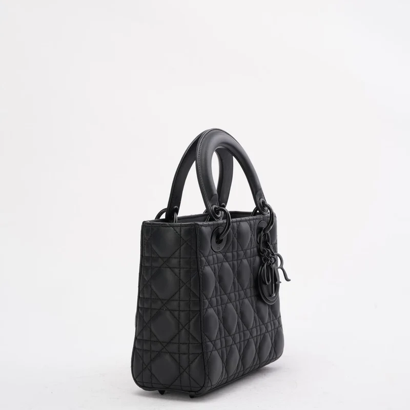 Dior Small Lady Dior My ABCDior Tasche in Schwarz Ultramatte 2020