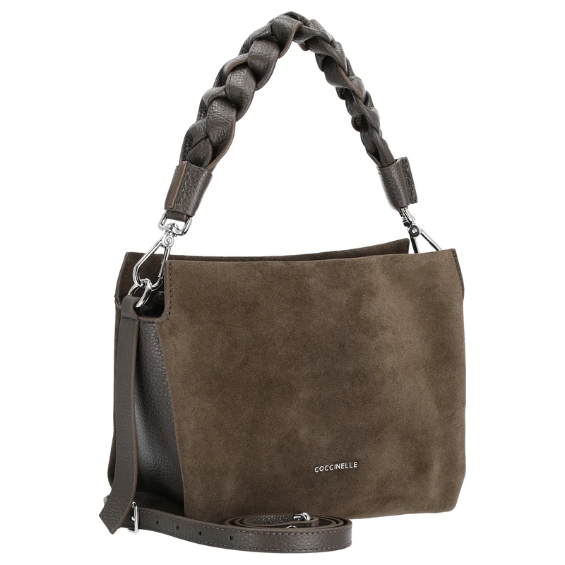 Coccinelle Boheme Suede - Umhängetasche 23 cm (fango/fango)