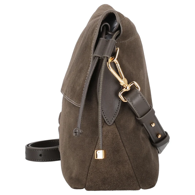 Coccinelle Lidia Suede Bim - Schultertasche 31 cm (fango/fango)
