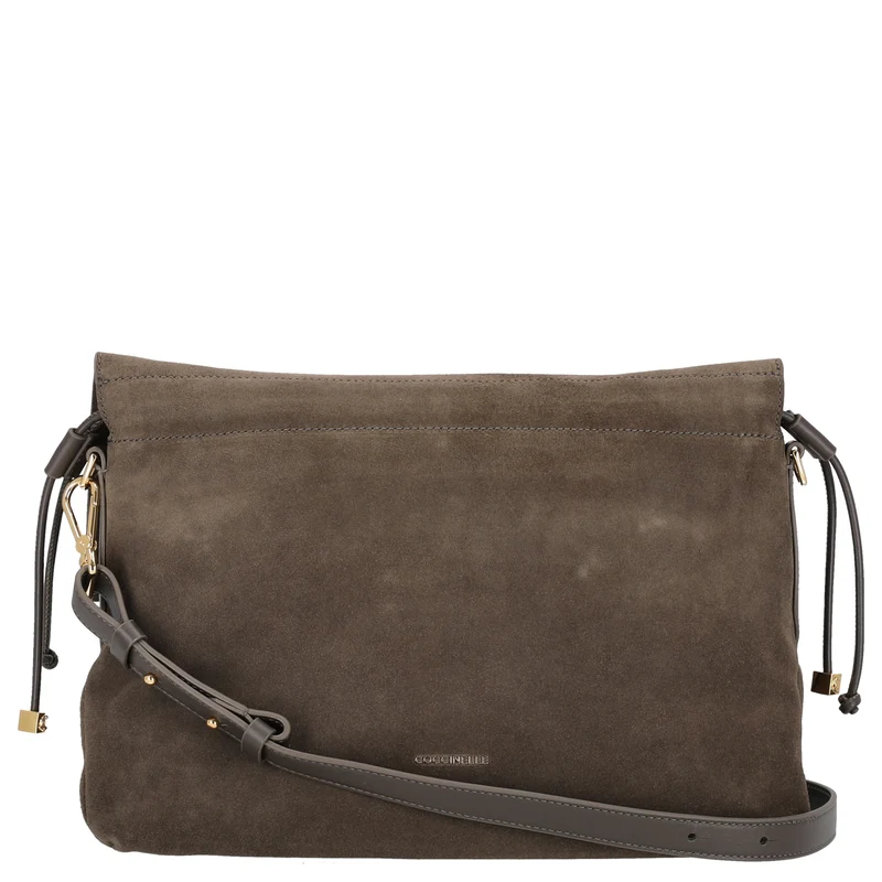 Coccinelle Lidia Suede Bim - Schultertasche 31 cm (fango/fango)