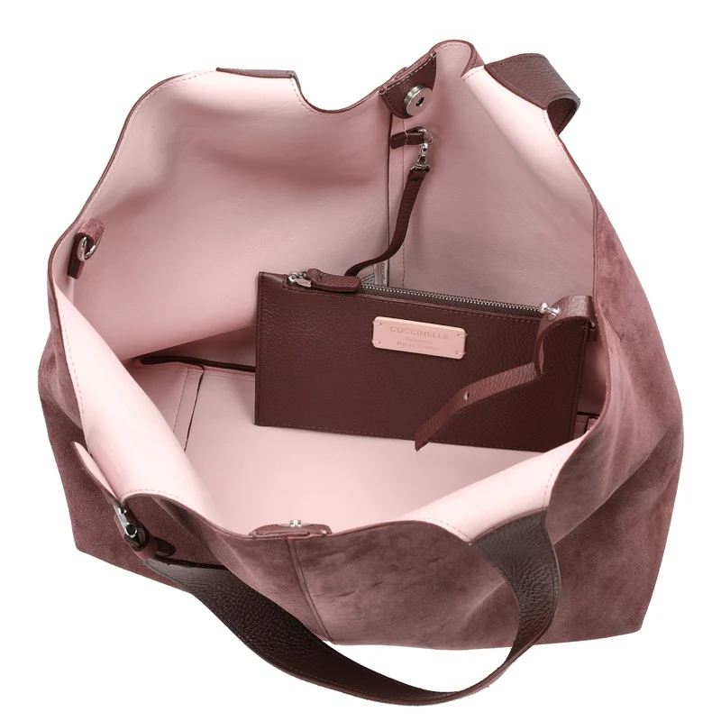 Coccinelle C-Easy Suede - Shopper L 35 cm (berry/berry)