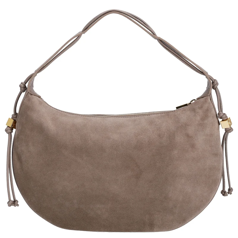 Coccinelle Thess Suede Bim - Schultertasche 38 cm (warm taupe)