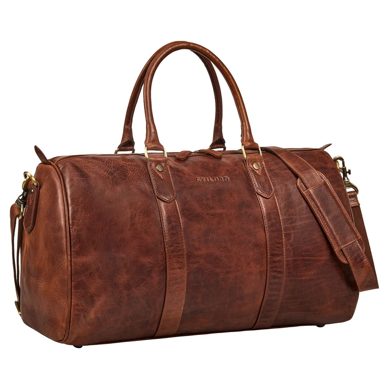 "Santiago" Vintage Reisetasche Leder 28L für Damen & Herren