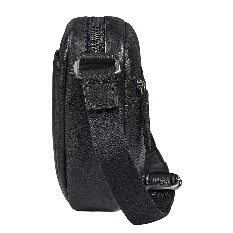 "Marisa" Boho Umhängetasche Damen klein Leder Crossbody Bag