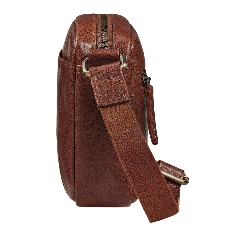 "Marisa" Boho Umhängetasche Damen klein Leder Crossbody Bag