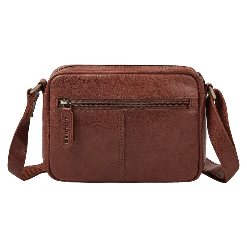 "Marisa" Boho Umhängetasche Damen klein Leder Crossbody Bag