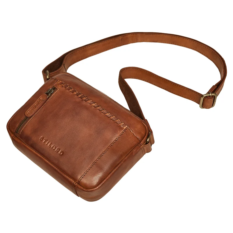 "Marisa" Boho Umhängetasche Damen klein Leder Crossbody Bag