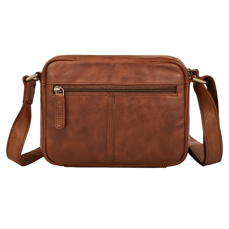 "Marisa" Boho Umhängetasche Damen klein Leder Crossbody Bag