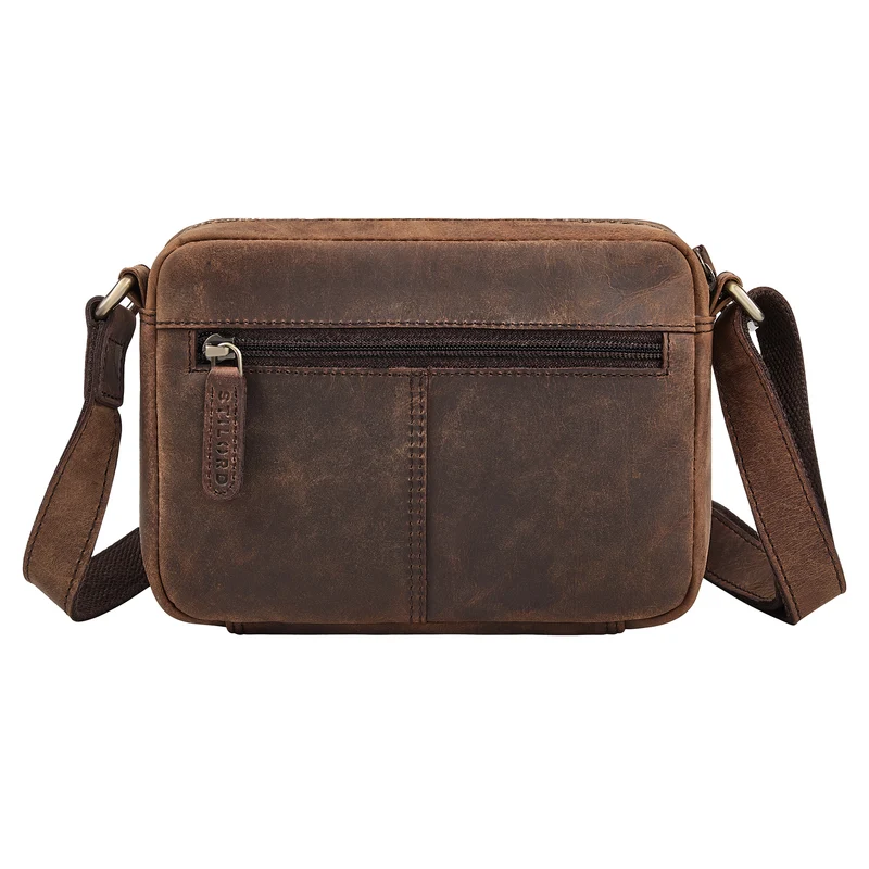 "Marisa" Boho Umhängetasche Damen klein Leder Crossbody Bag