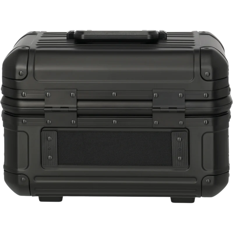 Travelite Next Beauty Case aus Aluminium 38 cm -Schwarz