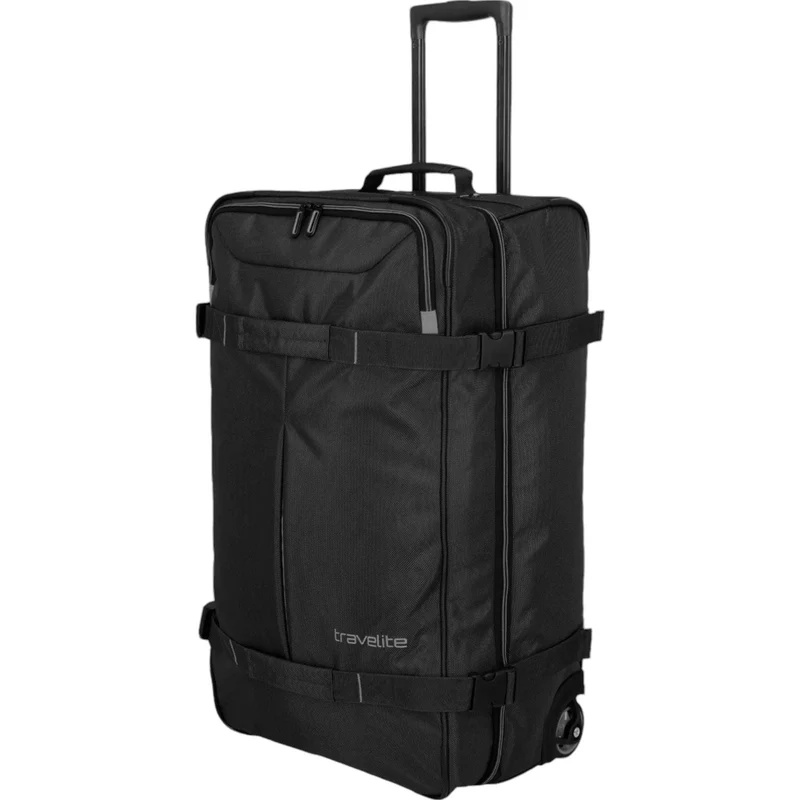 Travelite Basics Tarifa Rollenreisetasche 70 cm -Schwarz