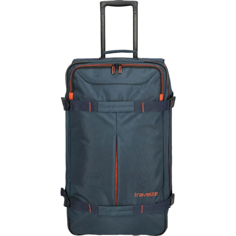 Travelite Basics Tarifa Rollenreisetasche 70 cm -Marine