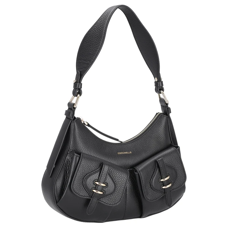 Coccinelle Mavery Pocket - Schultertasche 29 cm (noir)