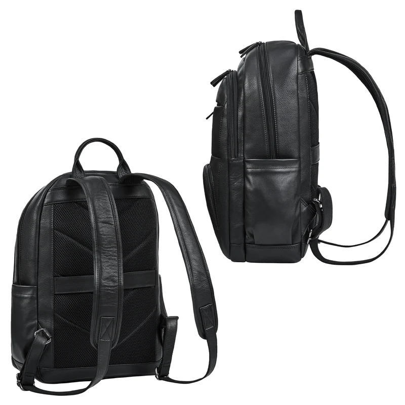 "Ramiro" Business Rucksack Herren Leder Laptoprucksack 15.6 - 16 Zoll