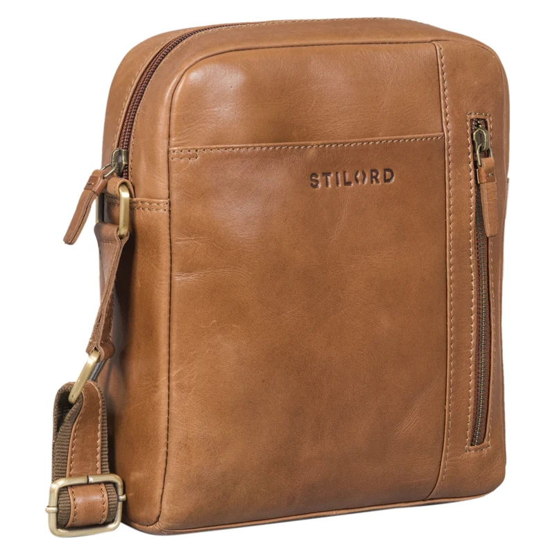 "Memphis" Kleine Ledertasche Umhängetasche Herren