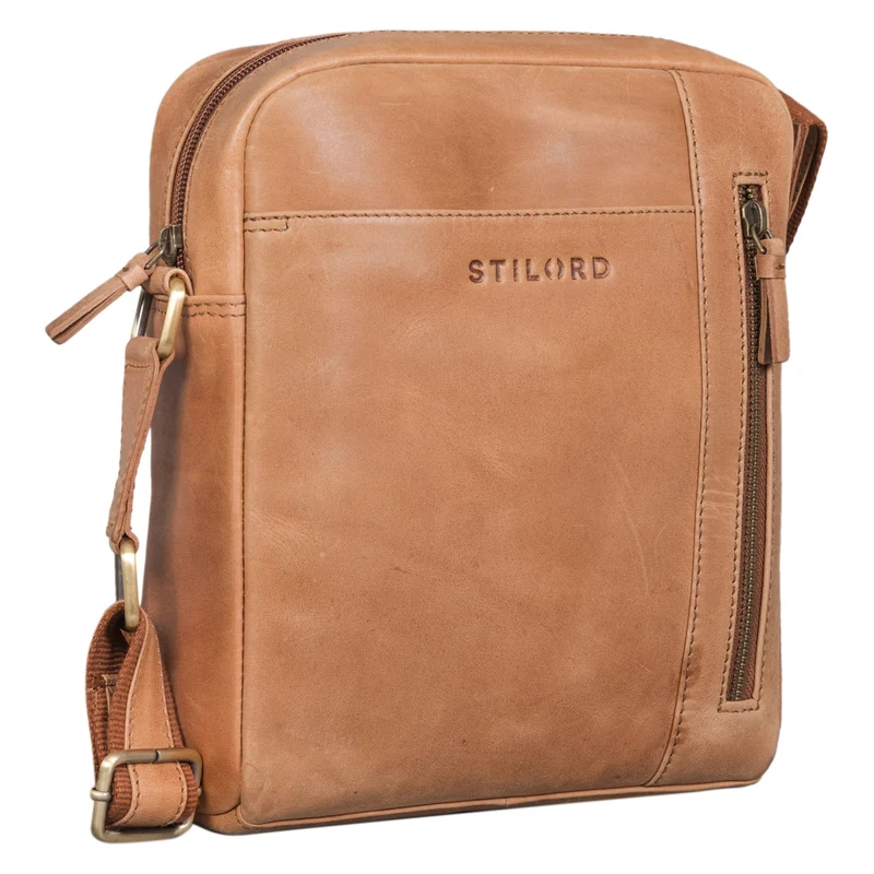 "Memphis" Kleine Ledertasche Umhängetasche Herren