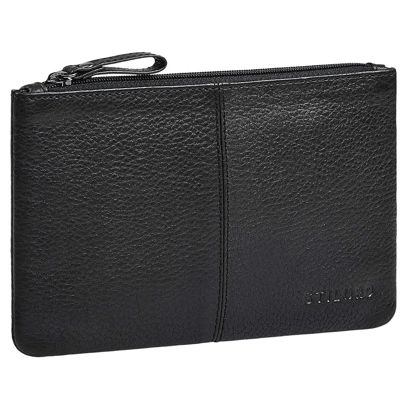 "Adil" Banktasche Leder Herren & Damen Geldtasche Echtleder klein