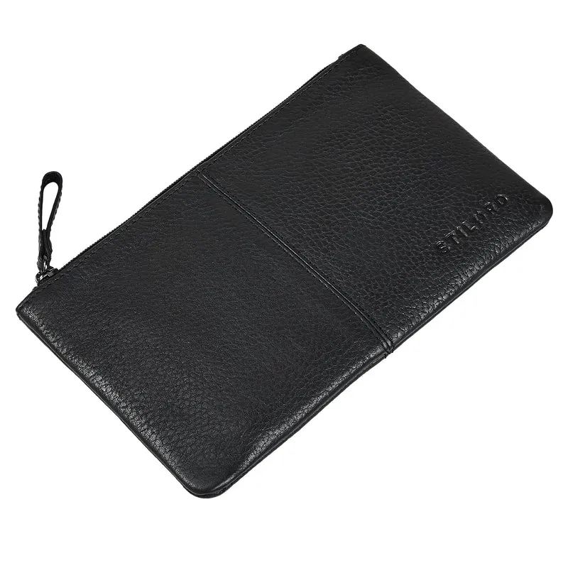 "Adil" Banktasche Leder Herren & Damen Geldtasche Echtleder klein