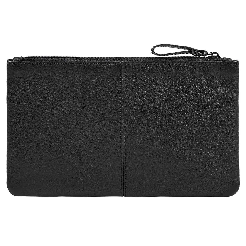 "Adil" Banktasche Leder Herren & Damen Geldtasche Echtleder klein