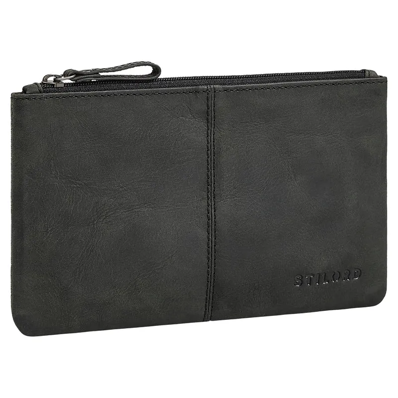 "Adil" Banktasche Leder Herren & Damen Geldtasche Echtleder klein