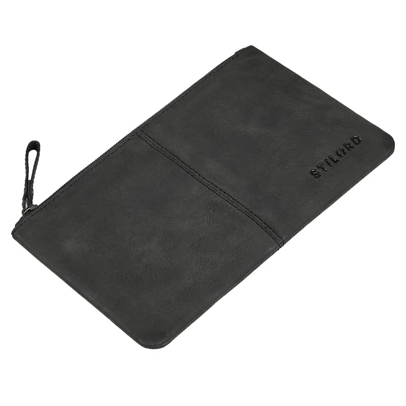 "Adil" Banktasche Leder Herren & Damen Geldtasche Echtleder klein