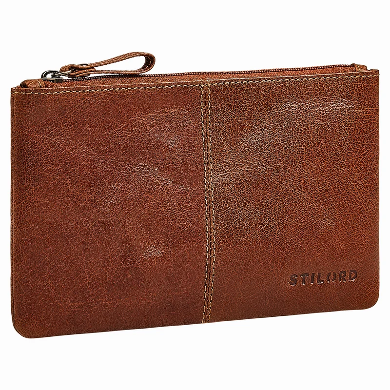 "Adil" Banktasche Leder Herren & Damen Geldtasche Echtleder klein