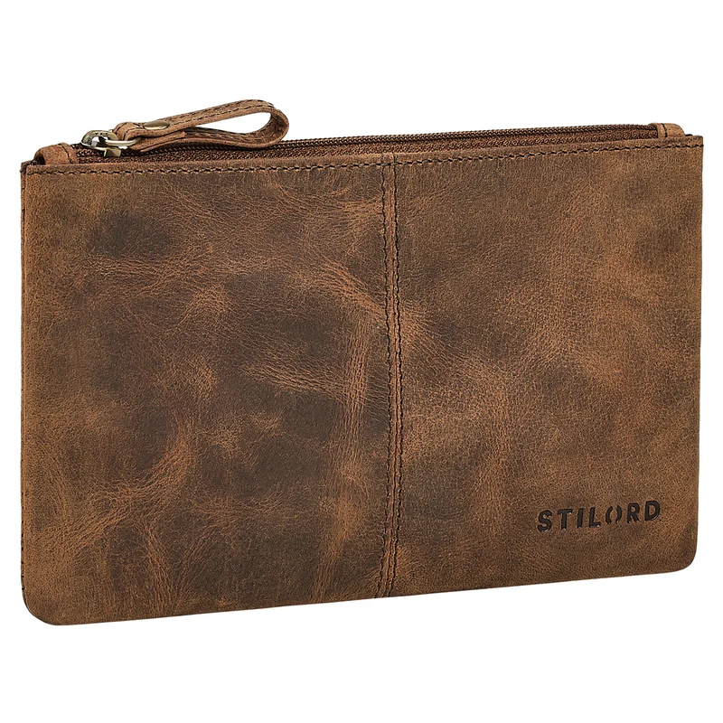 "Adil" Banktasche Leder Herren & Damen Geldtasche Echtleder klein