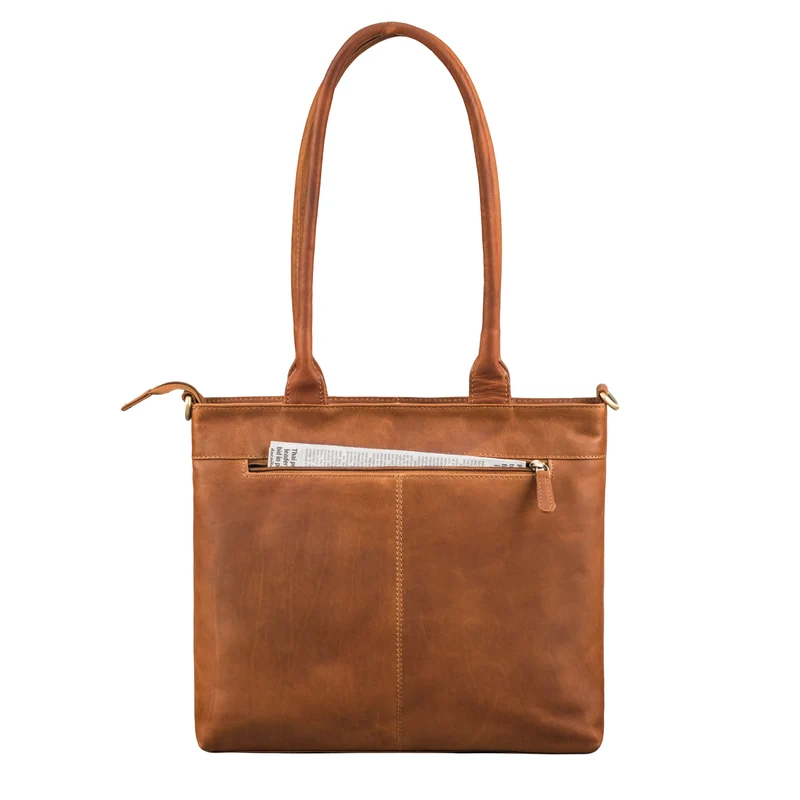 "Merry" 3in1 Vintage Shopper Leder Handtasche Damen Große Henkeltasche