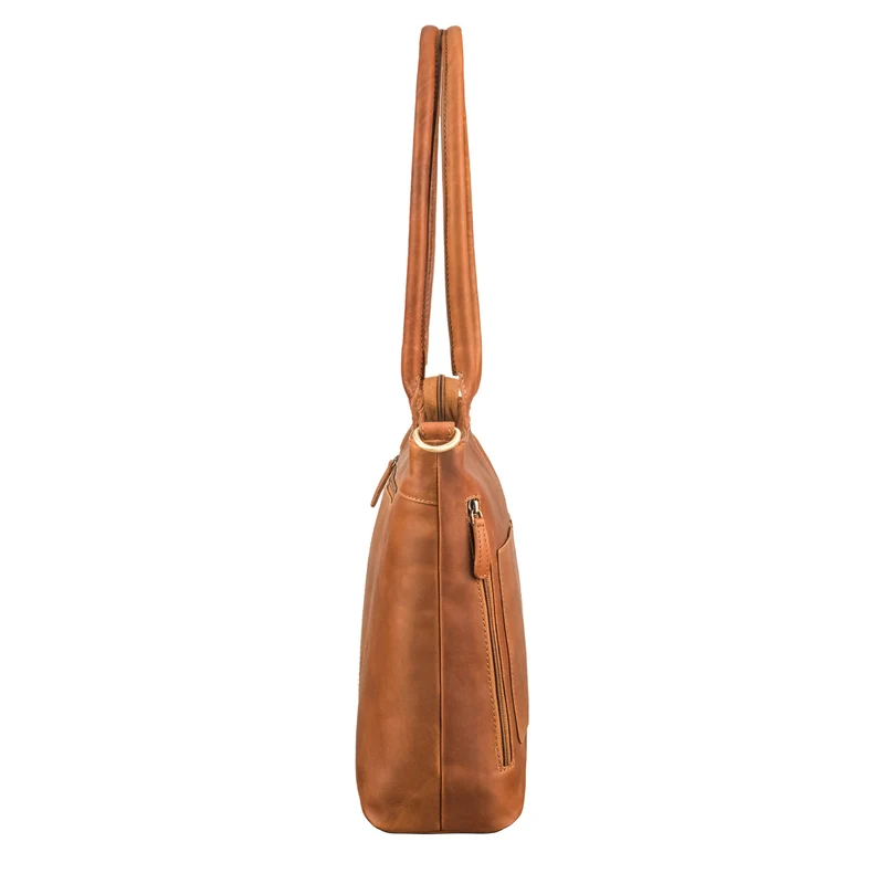 "Merry" 3in1 Vintage Shopper Leder Handtasche Damen Große Henkeltasche