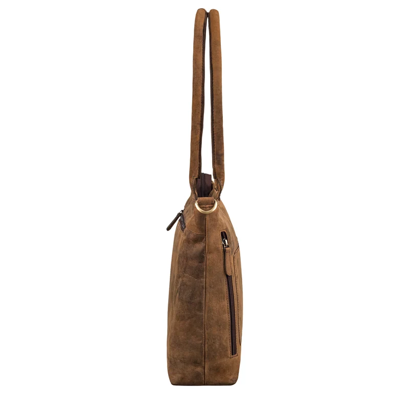 "Merry" 3in1 Vintage Shopper Leder Handtasche Damen Große Henkeltasche
