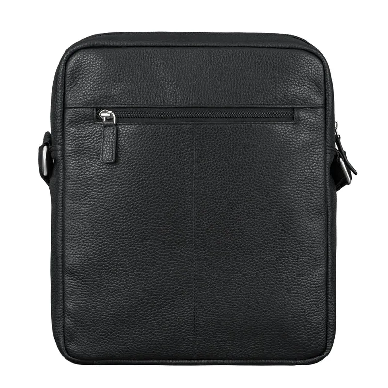 "Sergio" Ledertasche Herren Umhängetasche mittelgroß Tablet 11 Zoll