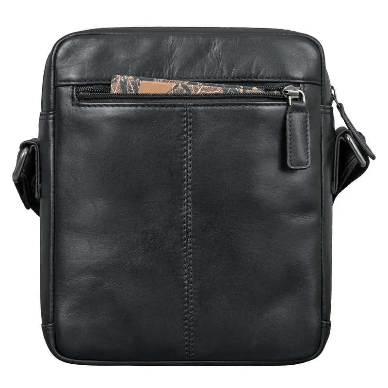"Kony" Vintage Umhängetasche Herren Leder Robuste Kleine Messenger Bag