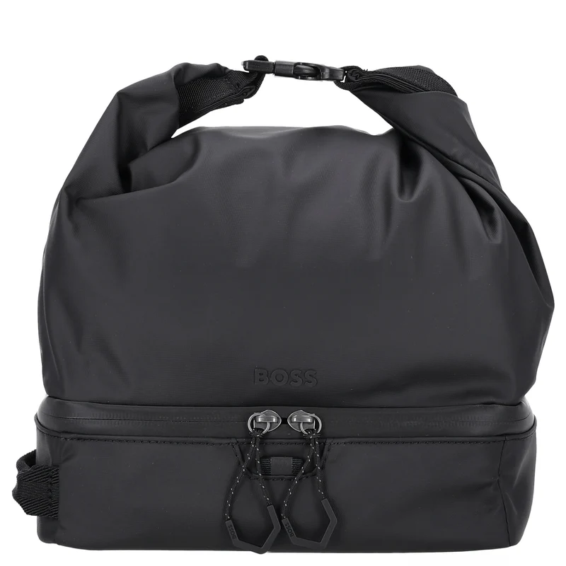 BOSS Men Stenson Rolltop Wash - Kulturbeutel 29 cm (black)