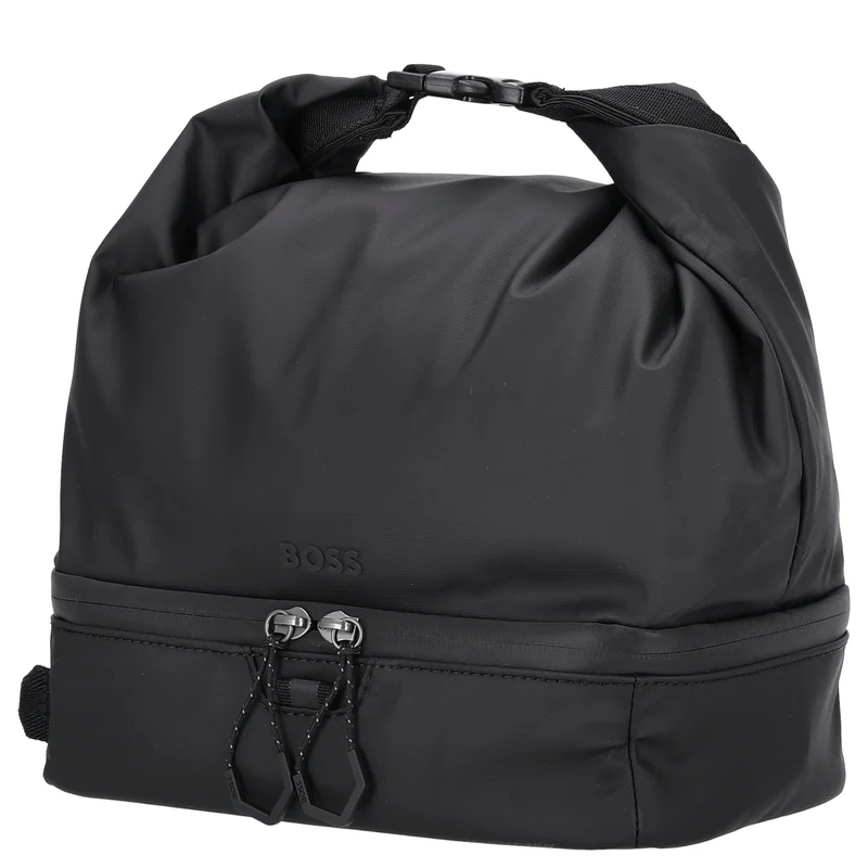 BOSS Men Stenson Rolltop Wash - Kulturbeutel 29 cm (black)
