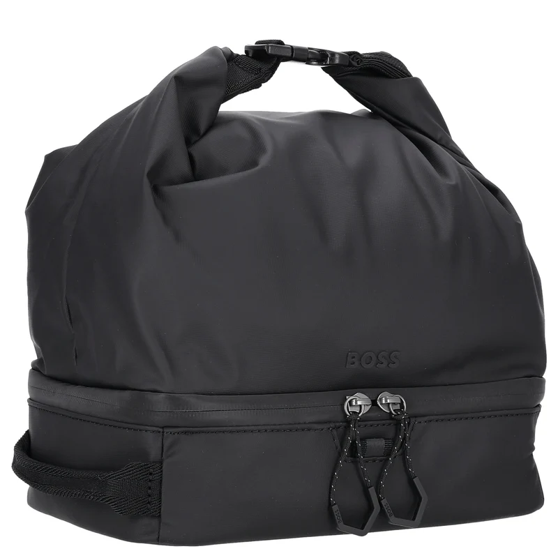 BOSS Men Stenson Rolltop Wash - Kulturbeutel 29 cm (black)